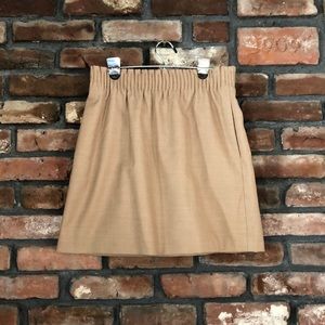 Tan Brown Paper Bag Skirt